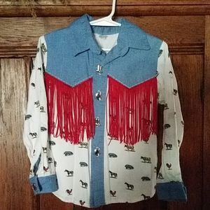 Child's western shirt